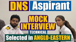 Merchant Navy Interview  DNS Interview  Sponsorship Interview  Selected in ANGLO EASTERN [upl. by Ocsisnarf194]