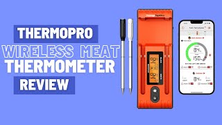 ThermoPro Wireless Meat Thermometer Review [upl. by Annahahs]