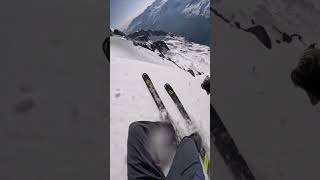 Unmissable Skiing Adventure Conquer Stunning Snowy Peaks skiing shortsfeed shorts [upl. by Amoeji105]