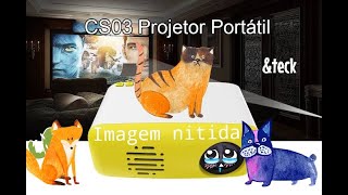 Como deixar seu projetor chines com imagem próxima do profissional em poucos passos [upl. by Llehcam]