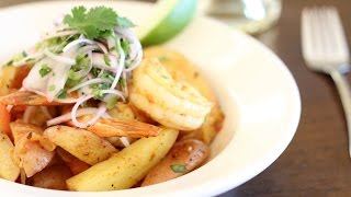 Camarones Salteados or Peruvian Sautéed Shrimp Recipe by Alejandra Schrader [upl. by Stenger]