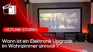 HotlineStories Elektronik Upgrade im WohnzimmerHeimkino  Hoffnung vs Physik  Marketing [upl. by Sibby538]