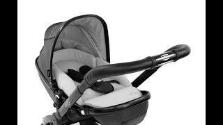 Egg Stroller with Newborn Insert in Anthracite  demo from Direct4baby [upl. by Mapes]