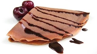 Como hacer Crepes de Chocolate paso a paso [upl. by Zerla438]