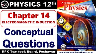 Conceptual Questions  Chapter 14  Electromagnetic Induction l 12 Class Physics Federal Board [upl. by Newberry]