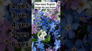 How many English songs do you knowedits songs  lyrics English [upl. by Immak]