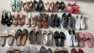 Footwear collection My heels and shoes collection kannada  Amazon footwearfootwear haul [upl. by Eppilihp]