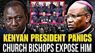 EXCLUSIVE Kenyan President Panics as Church Bishops Unveil His Massive Corruption Scheme Live On TV [upl. by Yemac721]