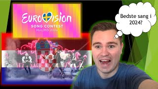 Min reaktion på Kroatien Eurovision Song Contest 2024 [upl. by Yerffoeg196]