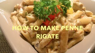 How To Make Penne Rigate [upl. by Aisanat]