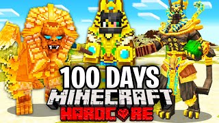 I Survived 100 Days in Ancient Egypt in Minecraft Heres What Happened [upl. by Letisha]