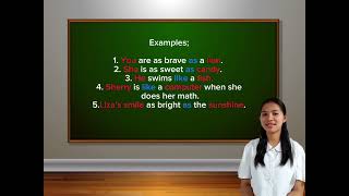 EN7VIIc1012 Identify figures of speech that show comparison simile metaphor personification [upl. by Ahseram]