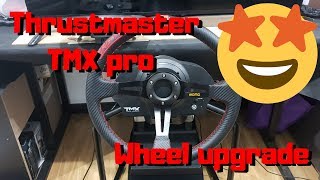 Thrustmaster TMX pro wheel upgrade [upl. by Notelrahc]