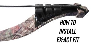 How To Install Excalibur Crossbow ExAct Fit Suppressors  Sound Deadening for Crossbows [upl. by Nottage562]