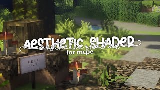 🍄﹕top best aesthetic shaders for minecraft pe 119  render dragon [upl. by Oal62]