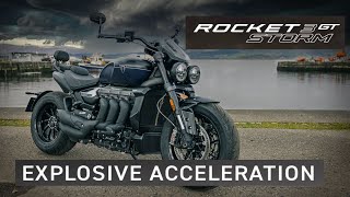 2024 Triumph Rocket 3 Storm GT First Ride  Review [upl. by Anerol]