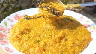 बना प्याज़ लहसुन के दलिया खिचड़ी रेसीपी Daliya khichdi recipe [upl. by Assillim]