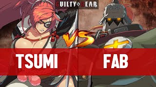 【GGST】TSUMIBAIKEN vs FABPOTEMKIN ▰ Guilty Gear Strive  High Level Gameplay [upl. by Suirtemed677]