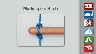 Marlinspike Hitch  How to Tie the Marlinspike Hitch [upl. by Bittencourt627]