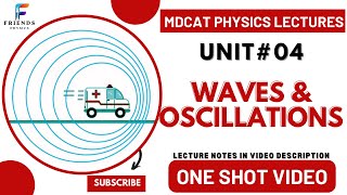 MDCAT PHYSICS  WAVES amp OSCILLATIONS  UNIT 04  COMPLETE TOPIC IN ONE SHOT PUNJAB SINDH KPK FEDRAL [upl. by Ennayrb274]