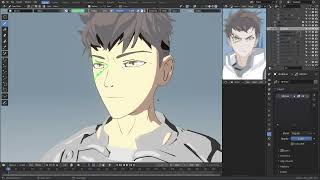 2D Stylized Toon shader in Blender  😉OC Ghost [upl. by Jerrol]