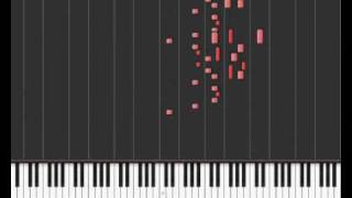 Rachmaninov  Piano Concerto 2 Movement 1 on Synthesia [upl. by Eli]