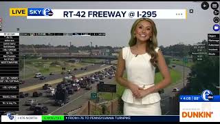 6ABC Philadelphia Action News  Alysa Bainbridge Traffic Report debut  81624 [upl. by Terle660]