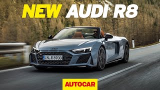 New Audi R8 Spyder RWD review  How good is 2022’s hottest V10 cabrio  Autocar [upl. by Muiram579]