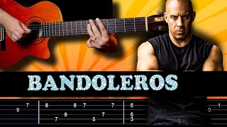 Bandoleros Guitar Tab  Don Omar [upl. by Valida212]