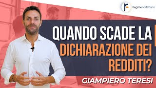 Quando scade la Dichiarazione dei Redditi [upl. by Yecies]