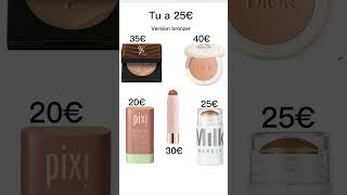 Choisis ton bronzer🧡 bronzermakeup youtubeshorts dior maybelline rarebeauty shorts [upl. by Faxun259]