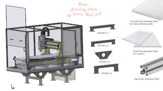 cnc stand amp enclosure project [upl. by Garzon437]