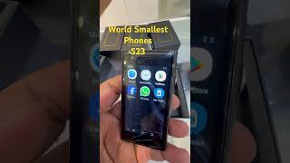 World Smallest Smartphone S23 Very Small mobile phones [upl. by Adnak592]