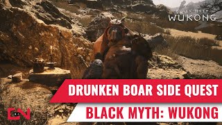 Black Myth Wukong Drunken Boar Side Quest [upl. by Enirrok]