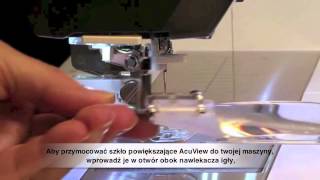 Lupa  szkło powiększające Janome Optic magnifier [upl. by Therron]