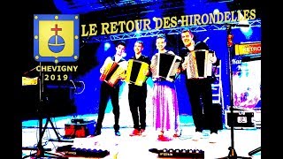 CHEVIGNY 2019  Le Retour des hirondelles Medley [upl. by Nell712]