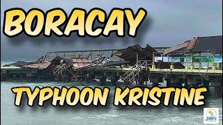 Typhoon Kristine in boracay Keep safe everyone [upl. by Cathryn]