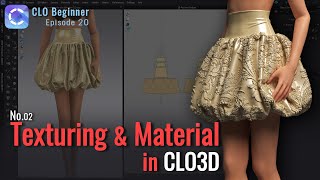 How to Create a Realistic Fabric Texture from a Image in Clo3D  CLO Beginner Episode 20 [upl. by Alister]