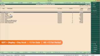 Module 6 of 54  Day Book Report in Tally ERP 9 in Hindi by Expert Training [upl. by Haldes388]