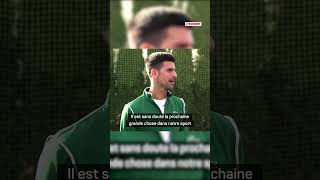 🤝🏼 Djokovic admire Alcaraz mais quotson principal rival reste Nadalquot shorts tennis atp [upl. by Herve]