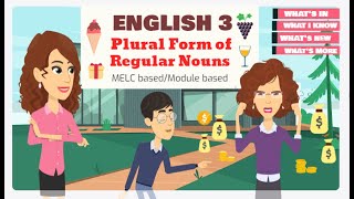 Plural Form of Regular NounsSingular and Plural Nouns  English with Teacher Joan [upl. by Connelly]