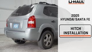 2005 Hyundai Tucson Trailer Hitch Installation [upl. by Notsirk436]