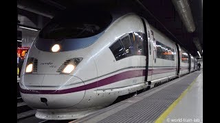 Renfe  High Speed Train quotAVEquot Departure [upl. by Aridni]