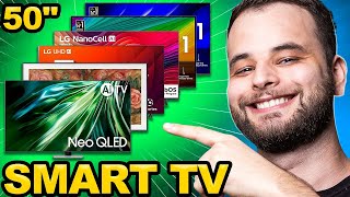 SMART TV 50  Ranking das MELHORES pra comprar HOJE [upl. by Gibun834]