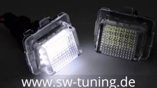 LED Kennzeichenbeleuchtung W204 S204 W212 W221 [upl. by Elyr499]