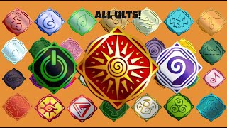 Elemental Battlegrounds All Ultimates Including Solar [upl. by Faustine344]