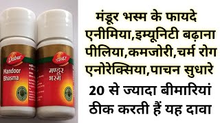 मंडूर भस्म के फायदे  Mandoor Bhasma Benefits amp Uses  एनीमियापीलियाकमजोरीइम्यूनिटीपेट के लिए [upl. by Anar]