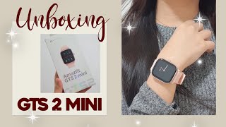 Amazfit GTS 2 mini Unboxing amp First Impressions [upl. by Kemme]