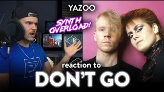 Yazoo Reaction Dont Go SUPER SYNTHY  Dereck Reacts [upl. by Anoerb]