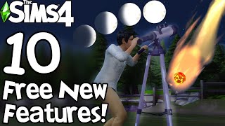 The Sims 4 LUNAR CYCLE TELESCOPE NEW DEATH AND MORE June 2022 Patch Update [upl. by Ardnot]